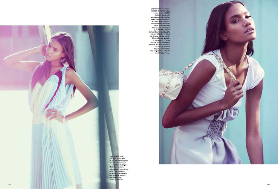 Arlenis Sosa by Dean Isidro for Air France Madame April/May 2012