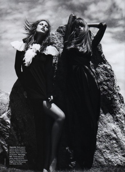Come As You Are | Abbey Lee Kershaw & Catherine McNeil for Vogue Australia's 50th Anniversary Issue