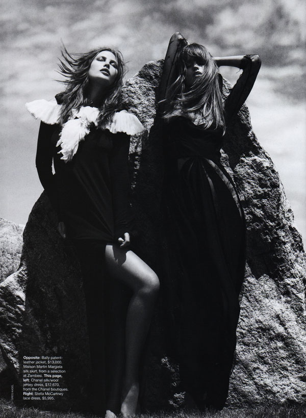 Come As You Are | Abbey Lee Kershaw & Catherine McNeil for Vogue Australia’s 50th Anniversary Issue