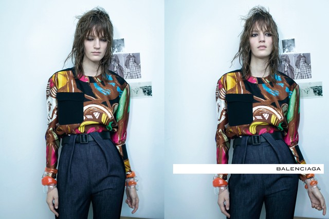 Laura Kampman for Balenciaga Spring 2012 Campaign by Steven Meisel