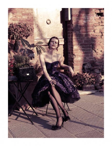 Bara Holotova by Wee Khim in Dolce & Gabbana for Nuyou Singapore April 2012 Bara Holotova by Wee Khim in Dolce & Gabbana for Nuyou Singapore April 2012