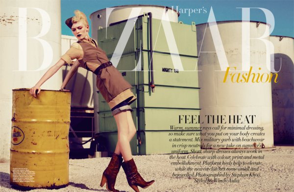 Clara B by Stefan Khoo for Harper’s Bazaar Singapore June 2010