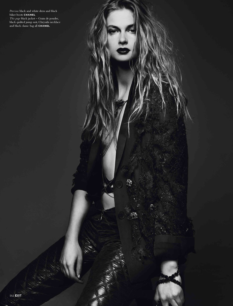 Bo Don in Chanel by Alex Sainsbury for Exit F/W 2011