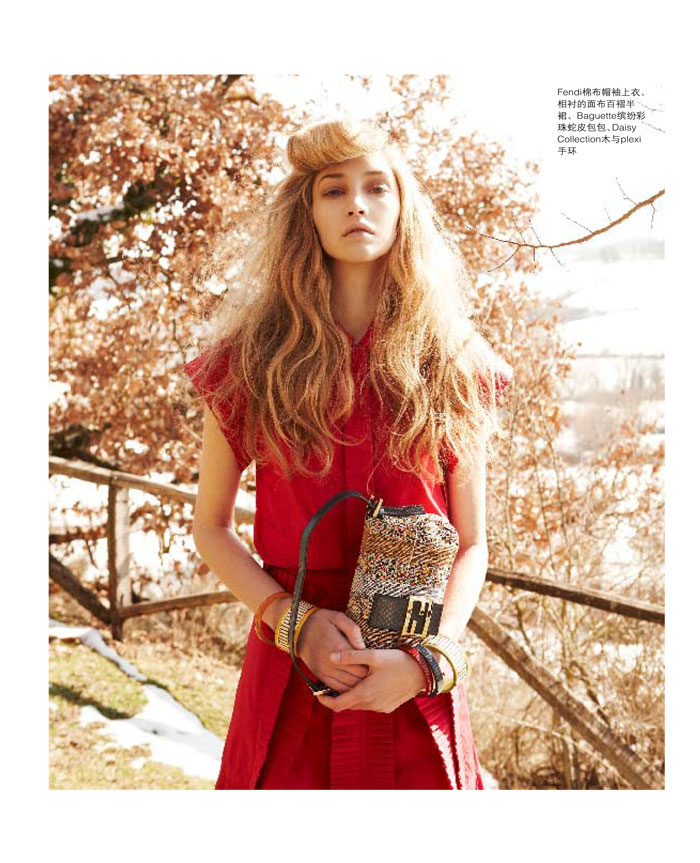 Brittany Hollis by Wee Khim in Fendi for Nuyou Singapore April 2012