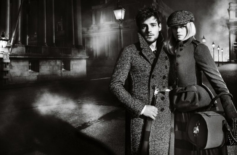 Gabriella Wilde & Roo Panes Front Burberry’s Cinematic Fall 2012 Campaign by Mario Testino