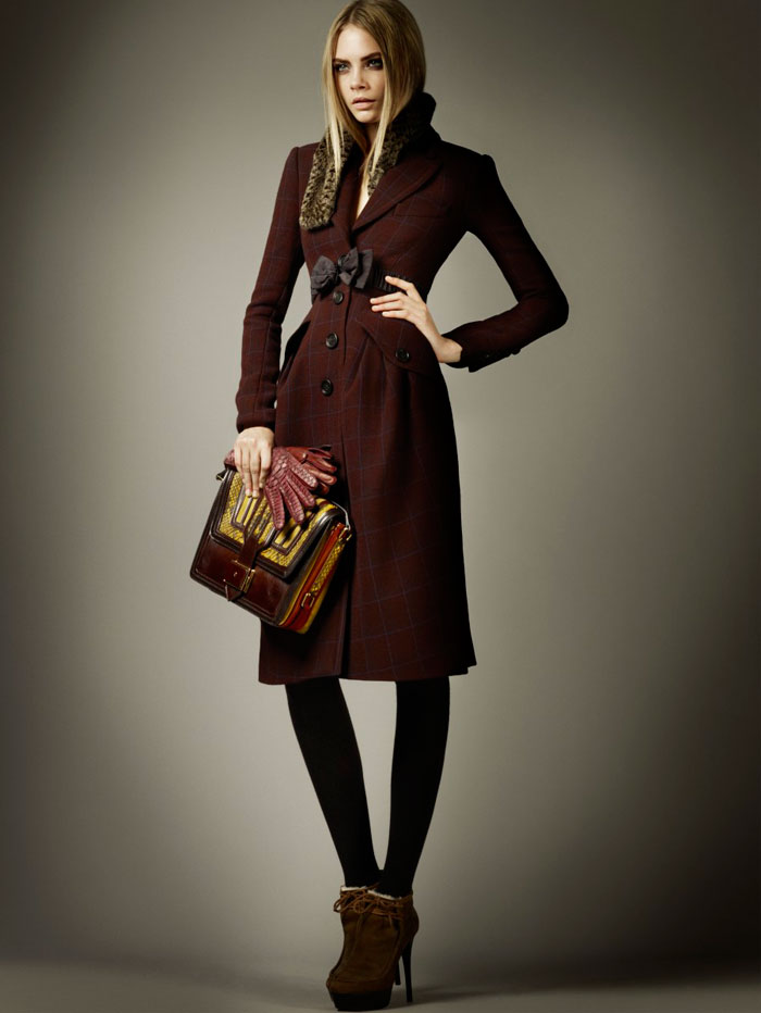 Cara Delevingne for Burberry Pre-Fall 2012 Collection