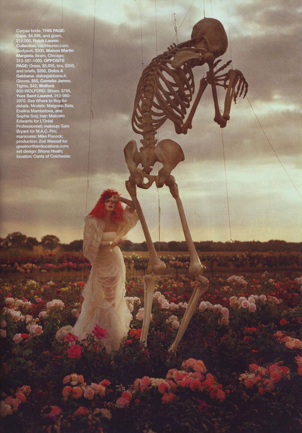 Tim Burton’s Tricks & Treats by Tim Walker for Bazaar US