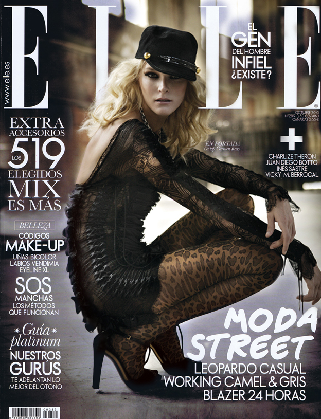 Cover of Vogue Spain with Carmen Kass, November 2006 (ID:3501), Magazines