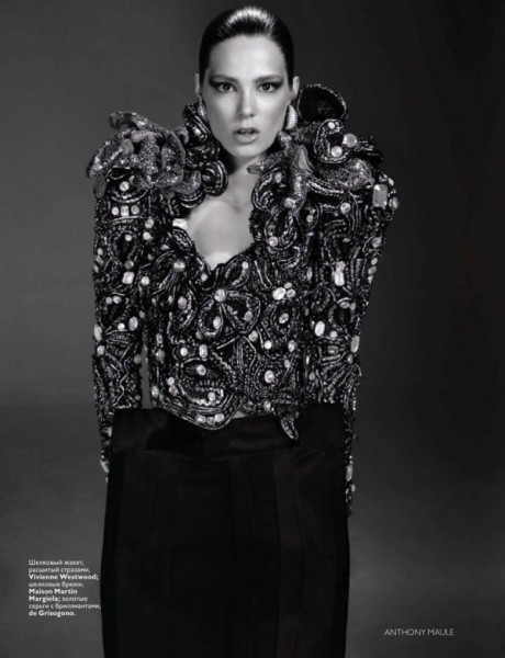 Caroline Brasch Nielsen by Anthony Maule for Vogue Russia January 2011 Caroline Brasch Nielsen by Anthony Maule for Vogue Russia January 2011