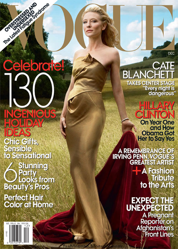 Cover | Cate Blanchett by Annie Leibovitz for Vogue US December ’09