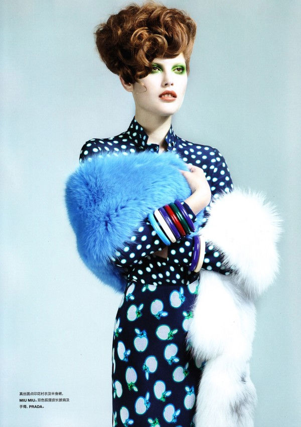 Catherine McNeil by Anthony Maule for Numéro China December 2010