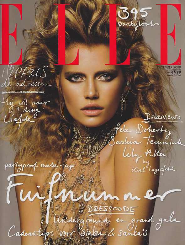 Cover | Cato Van Ee for Elle Netherlands December 2009 – Fashion Gone Rogue