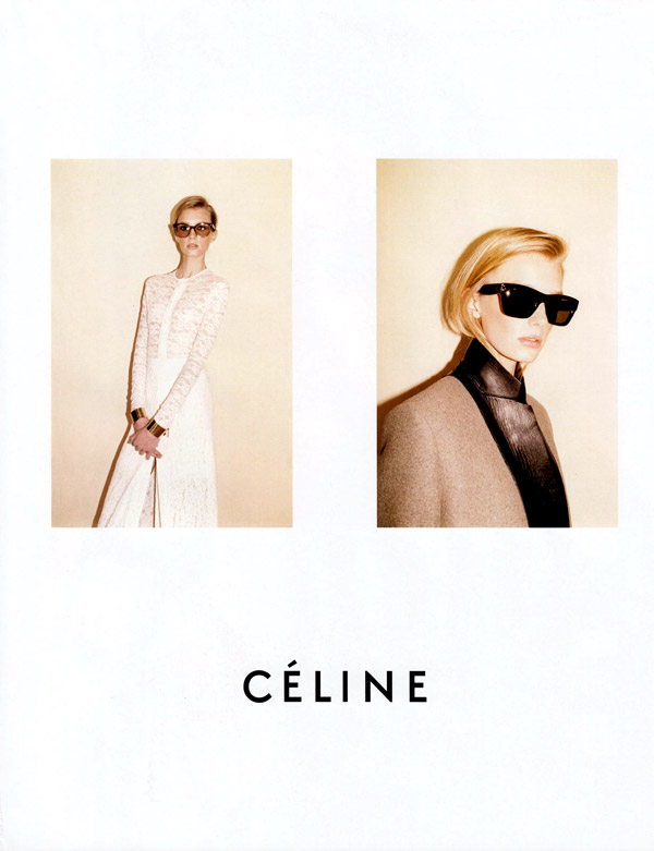 Céline Fall 2010 Campaign Preview | Sigrid Agren & Emma Balfour by Juergen Teller