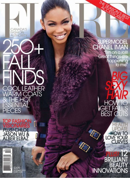 Flare October 2010 Cover | Chanel Iman by Max Abadian Flare October 2010 Cover | Chanel Iman by Max Abadian