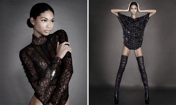 Brillo en el Cuerpo | Chanel Iman by Joan Alsina for El Mundo