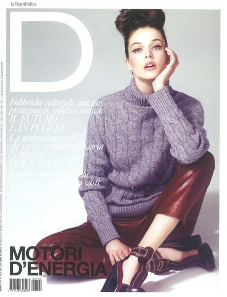 D La Repubblica July 10, 2010 Cover | Charon Cooijmans by Andrew Yee D La Repubblica July 10, 2010 Cover | Charon Cooijmans by Andrew Yee
