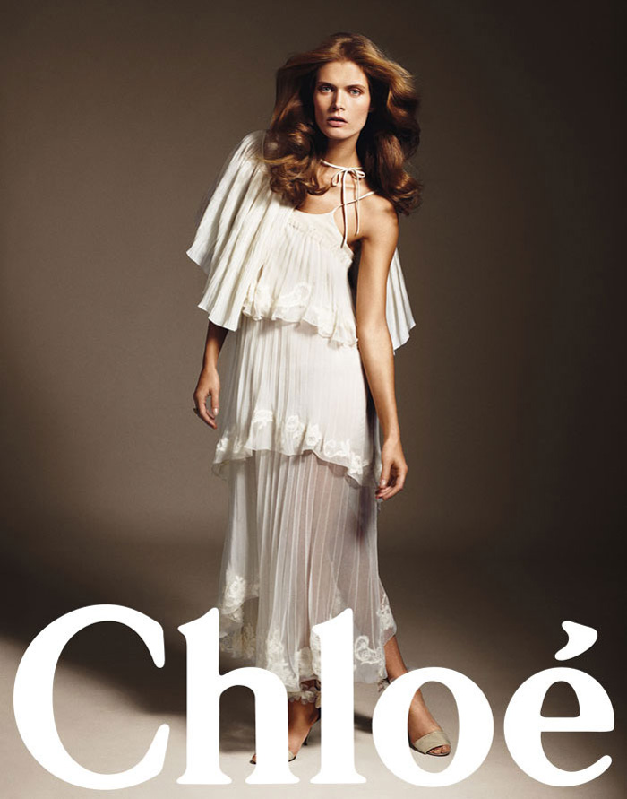 Chloé Spring 2010 Campaign | Raquel Zimmermann & Malgosia Bela by Mario Sorrenti