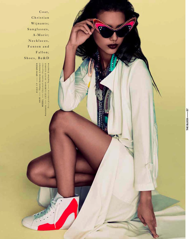 Chrishell Stubbs by Bon Duke for The Block Magazine S/S 2012