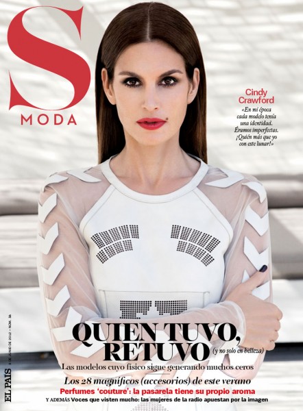 Cindy Crawford Covers S Moda June 2012 in Alexander Wang Cindy Crawford Covers S Moda June 2012 in Alexander Wang