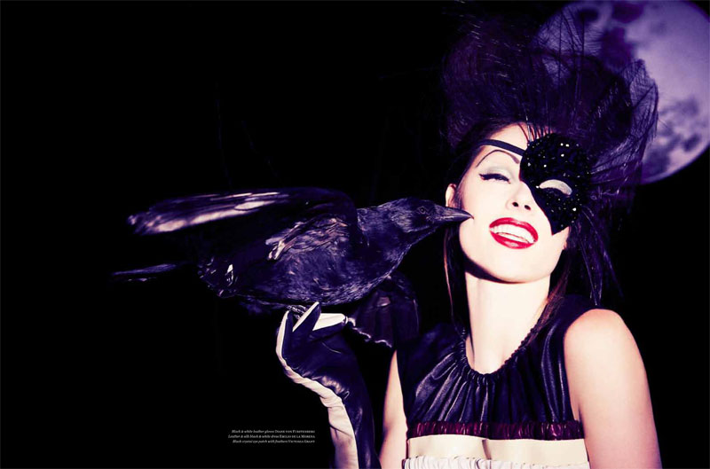 Coco Rocha is B Movie Glam for Vs. Magazine by Ellen von Unwerth
