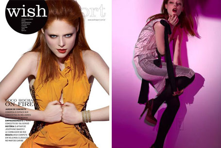 Coco Rocha’s ‘On Fire’ for Wish Report