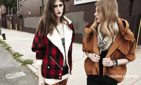 Codes Combine Fall 2010 Campaign | Daiane Conterato & Darya Kurovska by KT Auleta