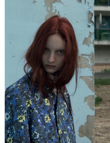 Codie Young Dons Raf Simons for Black F/W 2012 by Karen Inderbitzen-Waller Codie Young Dons Raf Simons for Black F/W 2012 by Karen Inderbitzen-Waller