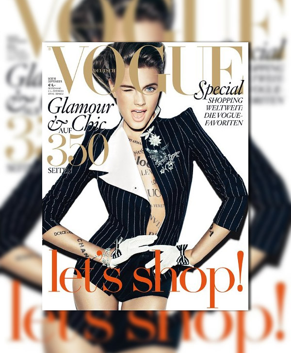 Vogue Germany September 2010 Cover | Constance Jablonski by Alexi Lubomirski