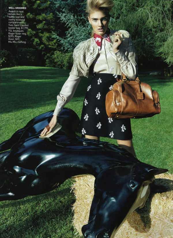 Vogue US Feb 2010 | Constance Jablonski by Raymond Meier
