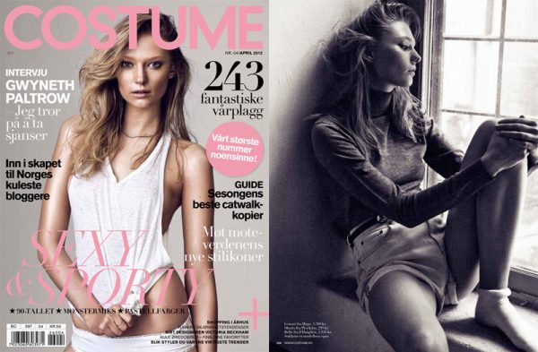 Johanna Jonsson by Mikael Schulz for Costume Norway April 2012 Johanna Jonsson by Mikael Schulz for Costume Norway April 2012