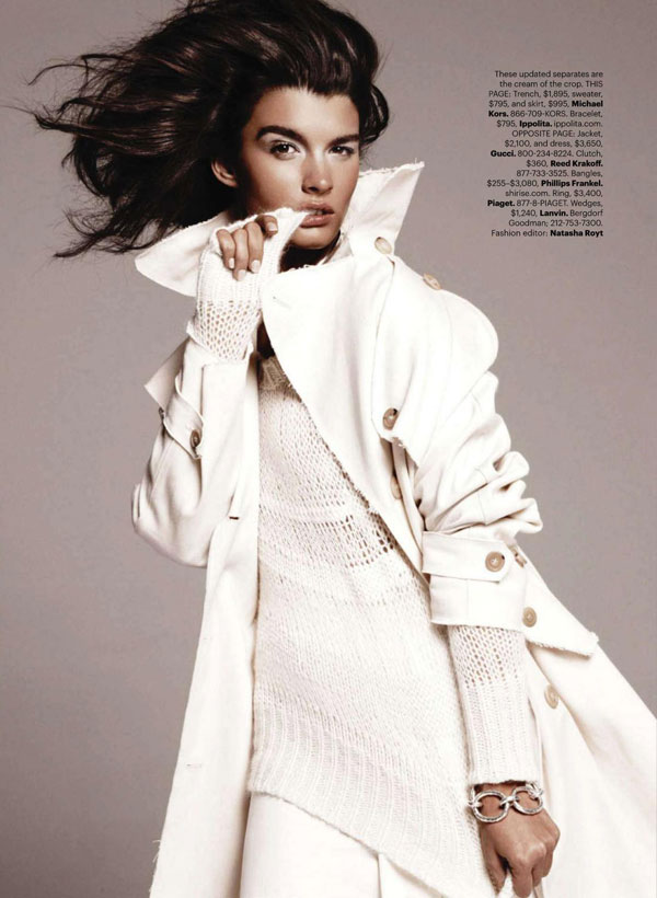 Crystal Renn by Paola Kudacki for Harper’s Bazaar US December 2010
