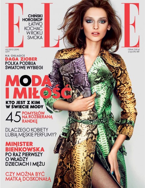 Elle Poland February 2012 Cover | Daga Ziober by Mateusz Stankiewicz Elle Poland February 2012 Cover | Daga Ziober by Mateusz Stankiewicz