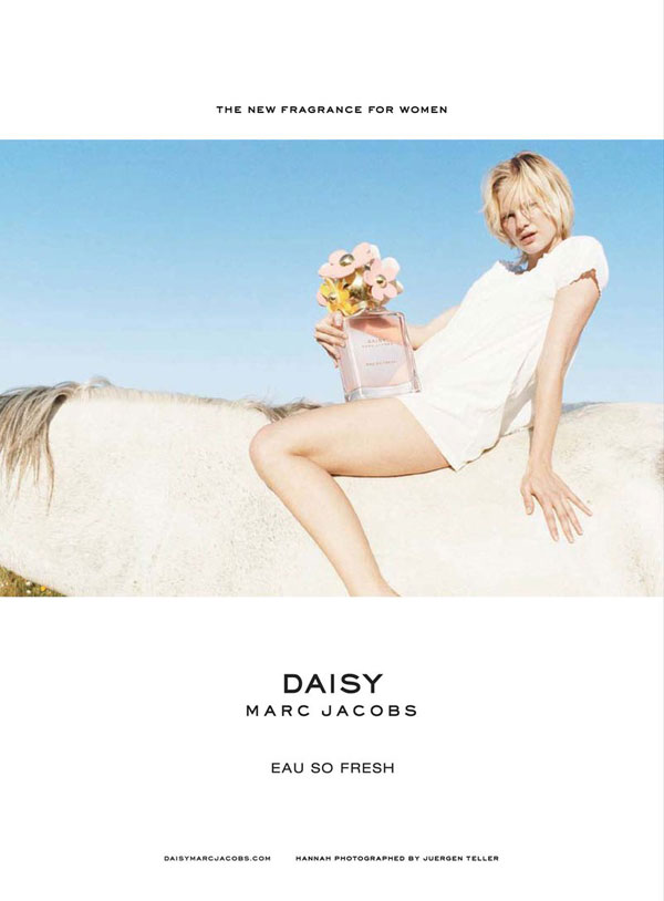 Daisy Eau So Fresh by Marc Jacobs Campaign | Hannah Holman by Juergen Teller