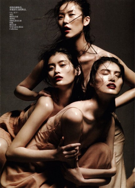 Liu Wen, Sui He & Ming Xi by Daniel Jackson for Vogue China May 2012 Liu Wen, Sui He & Ming Xi by Daniel Jackson for Vogue China May 2012