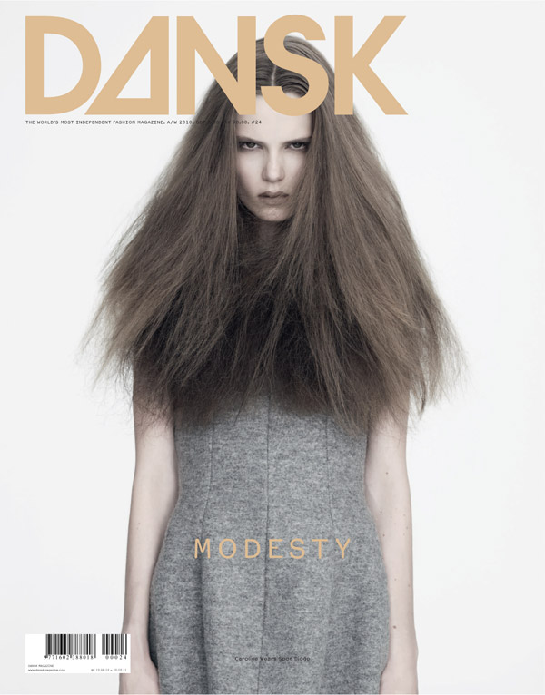 Dansk A/W 2010 Cover | Caroline Brasch Nielsen by Henrik Bülow
