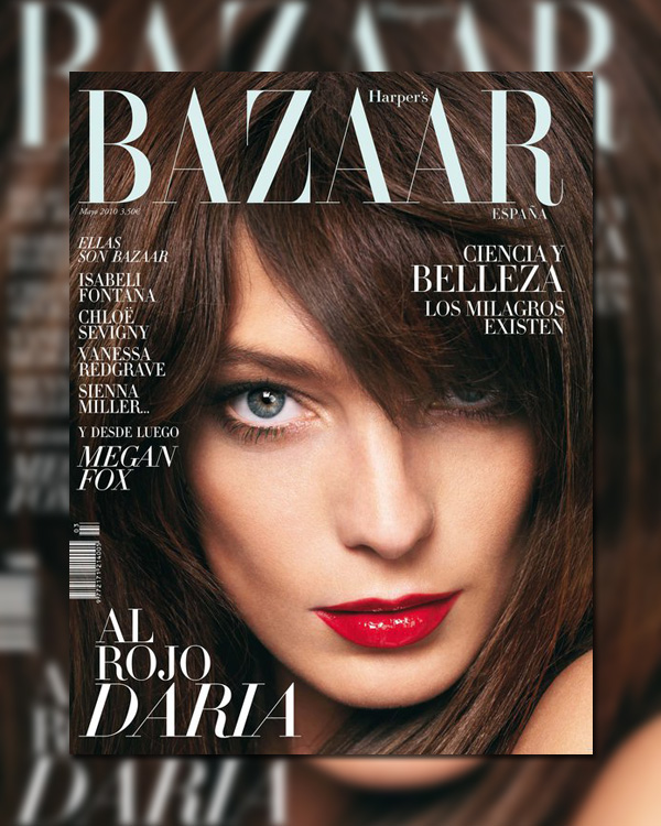 Harper’s Bazaar Spain May 2010 Cover | Daria Werbowy