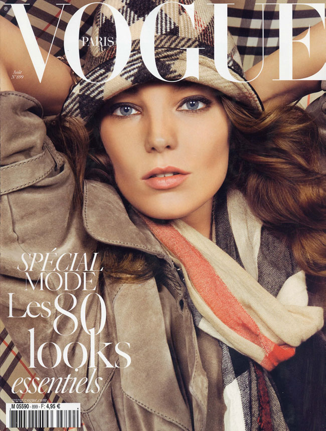 Vogue Paris August 2009 – Daria Werbowy by Inez & Vinoodh