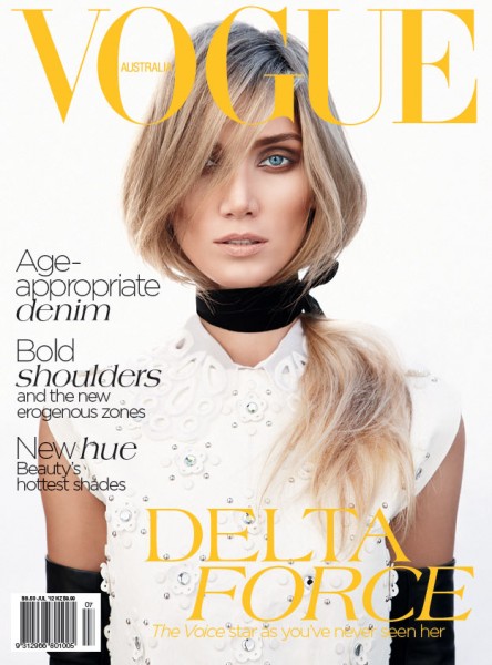 Delta Goodrem Covers Vogue Australia July 2012 in Louis Vuitton Delta Goodrem Covers Vogue Australia July 2012 in Louis Vuitton