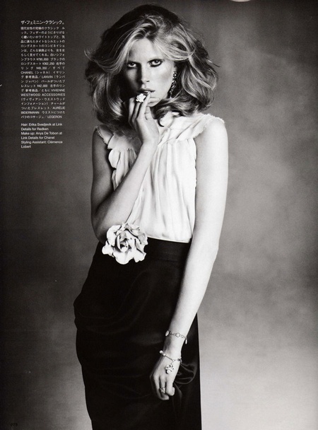 Iselin Steiro Returns to Print for Vogue Nippon’s ‘Feminine Destiny’