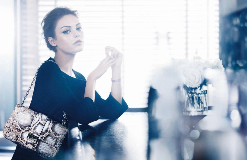 Mila Kunis for Miss Dior Handbags Spring 2012 Campaign by Mikael Jansson