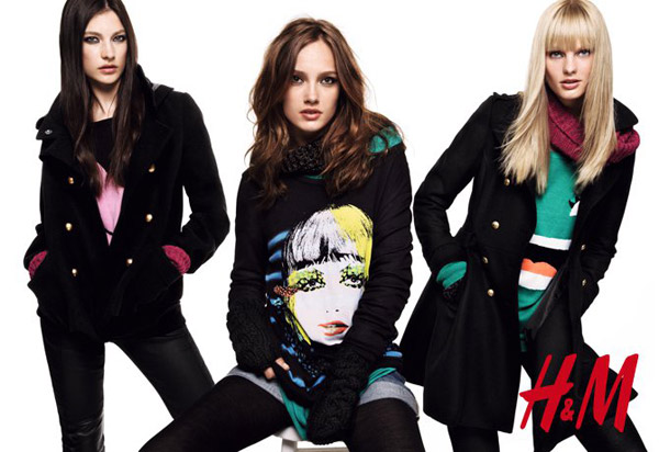 Karmen Pedaru, Jacquelyn Jablonski & Patricia van der Vliet for H&M Divided Get Warm 2010 Campaign