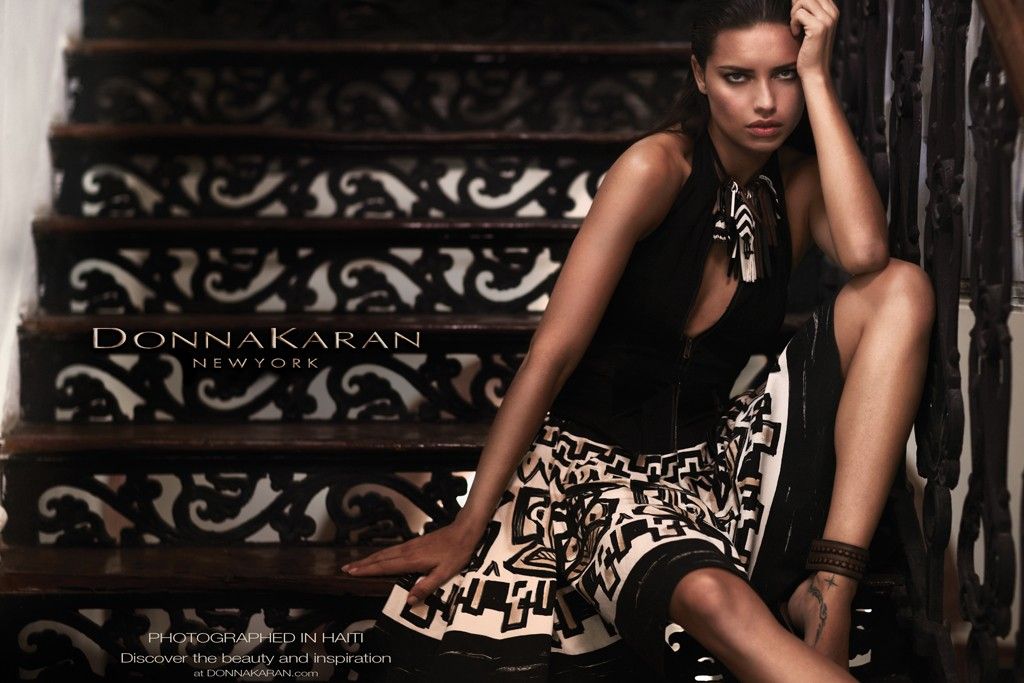 Adriana Lima for Donna Karan Spring 2012 Campaign by Russell James