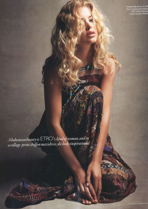 Vogue UK December | Doutzen Kroes by Patrick Demarchelier