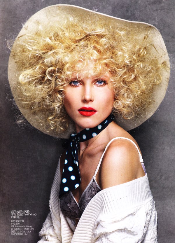 Dree Hemingway by Patrick Demarchelier for Vogue China January 2011