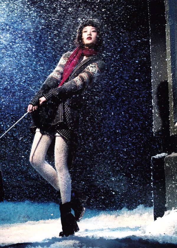 Du Juan by Richard Ramos for Vogue China December 2010
