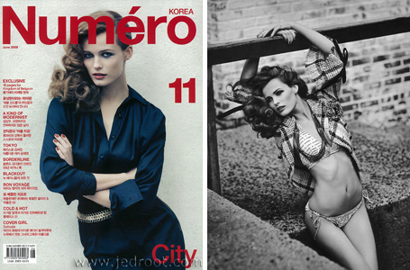 Edita Vilkeviciute for Numéro Korea June