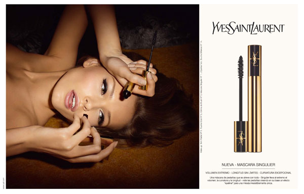 Beauty Campaign | Edita Vilkeviciute for YSL Mascara Fall 2009