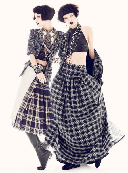 Ella V, Josilyn W, Veranika A & Vika K by Thomas Whiteside in Chanel for Elle US June 2012 Ella V, Josilyn W, Veranika A & Vika K by Thomas Whiteside in Chanel for Elle US June 2012
