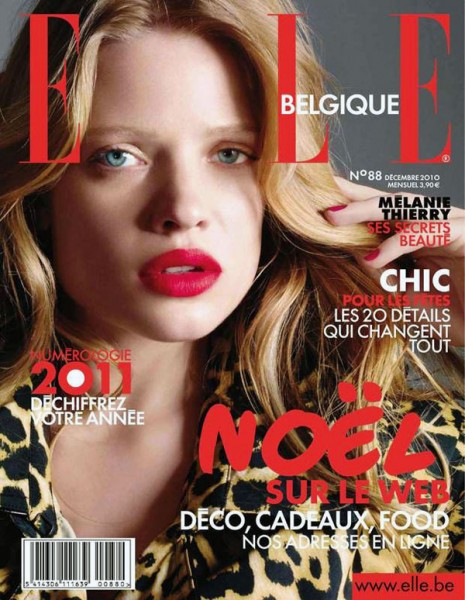 Melanie Thierry for Elle Belgium December 2010 Melanie Thierry for Elle Belgium December 2010
