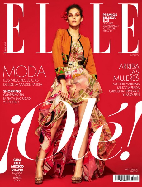 Elle Mexico April 2012 Cover | Kelsey Van Mook by Jason Kim Elle Mexico April 2012 Cover | Kelsey Van Mook by Jason Kim